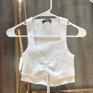 white crop top, never worn just too small for me
